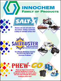 Innochem Family of Products - Salt-X, SaltBuster and Phew-Go